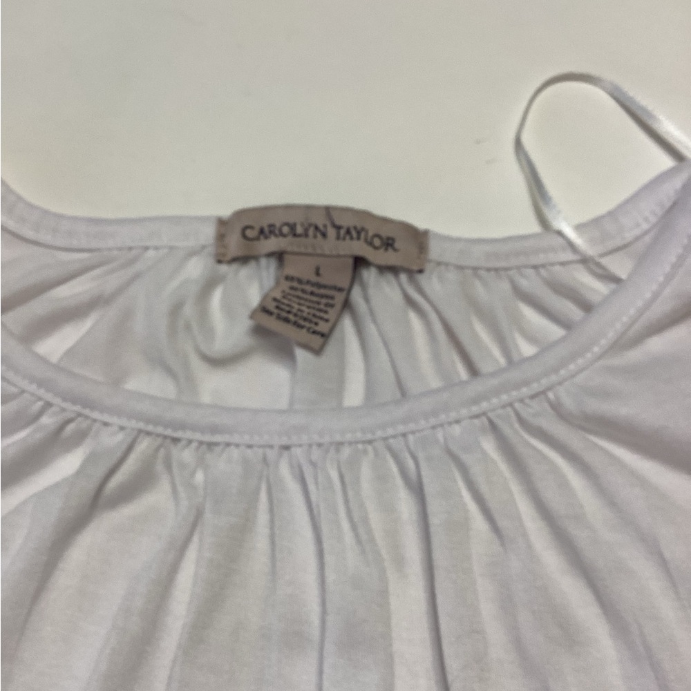 Carolyn Taylor Women’s Lace Sleeves Blouse Size Large - Picture 4 of 8